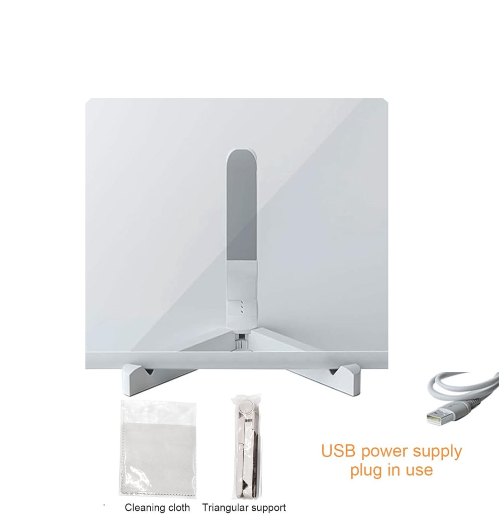 Led Acrylic Message Board with White Pen 20x20cm