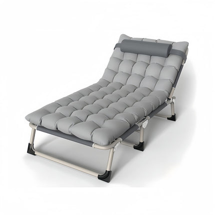Folding Bed with Mattress and Headrest - salelink.co.nz