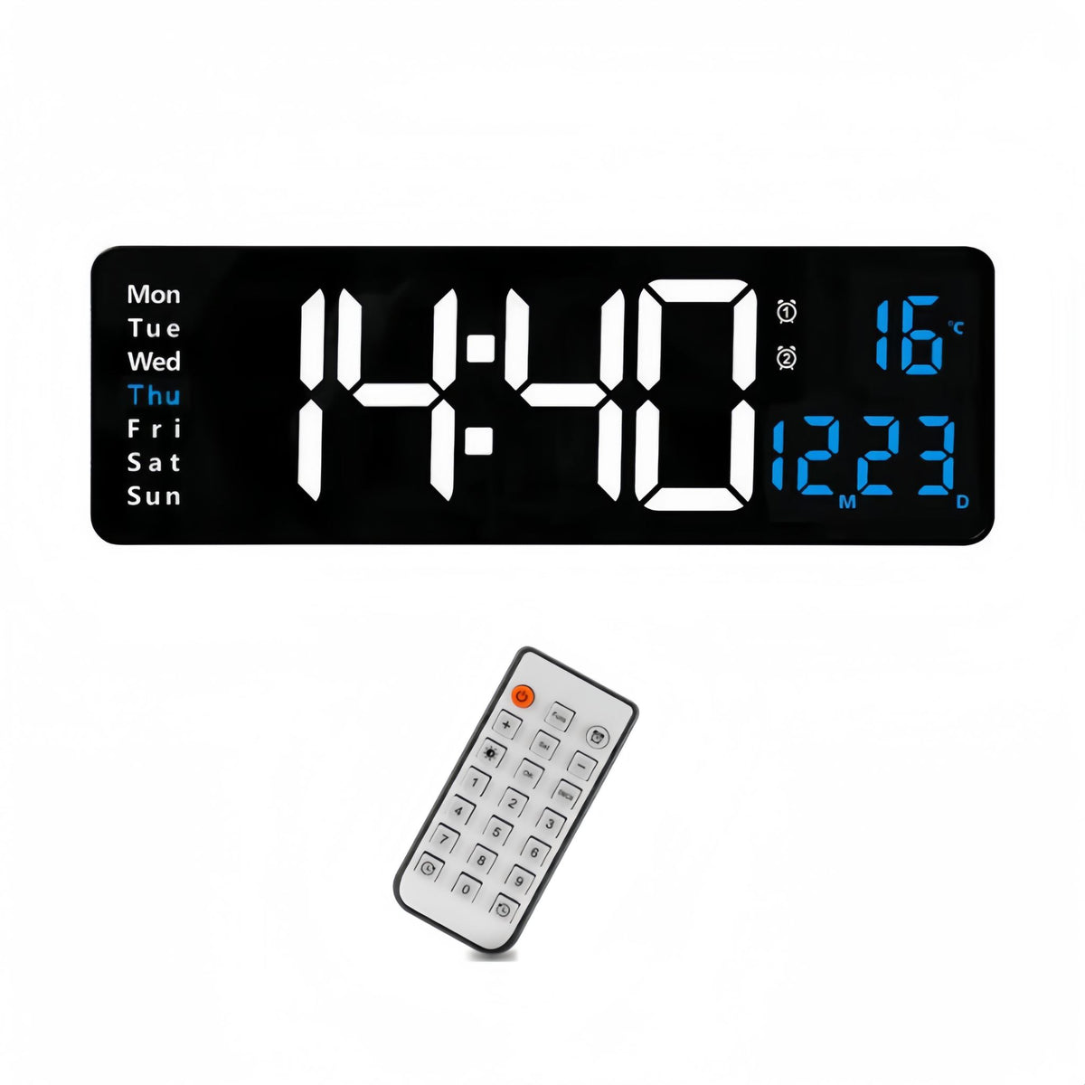 38.7cm Digital Wall Clock
