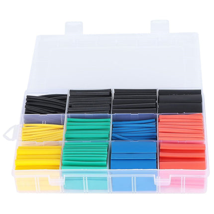 530pcs Heat Shrink Tubing Insulation Shrinkable Tube Assortment Electronic