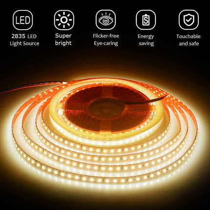 2835 24V 5M LED Strip Light Warm White 600LED