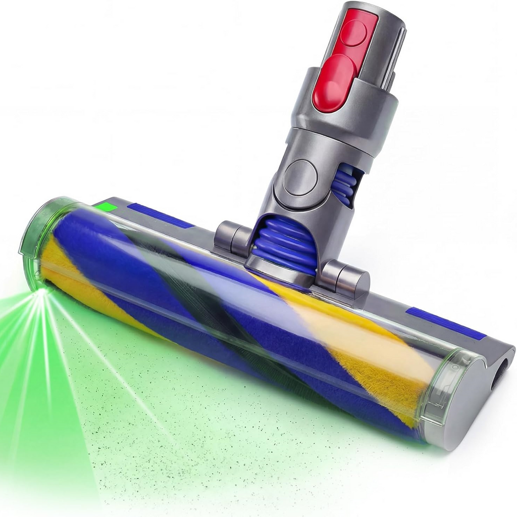 LED Fluffy Soft Roller Cleaner Head Replacement for Dyson V7 V8 V10 V11 V15