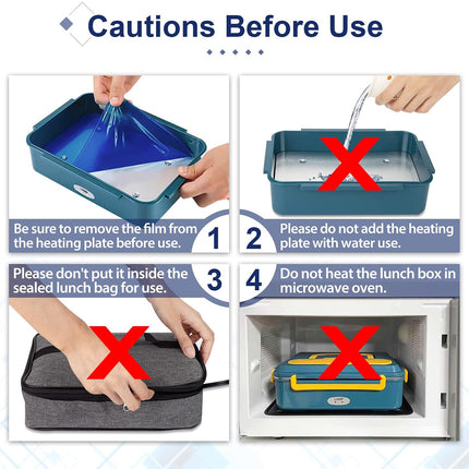 Electric Heated Lunch Box - salelink.co.nz