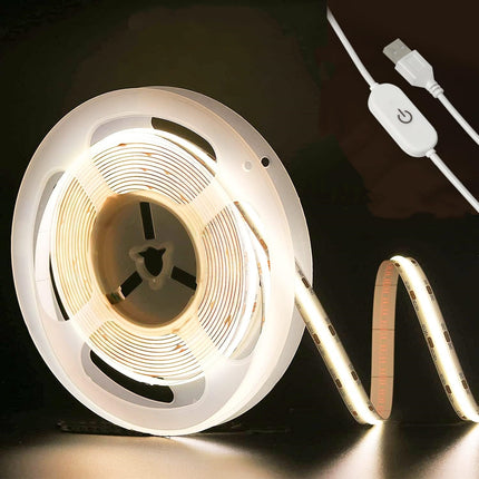 1M USB COB LED String Light Strip - Natural White