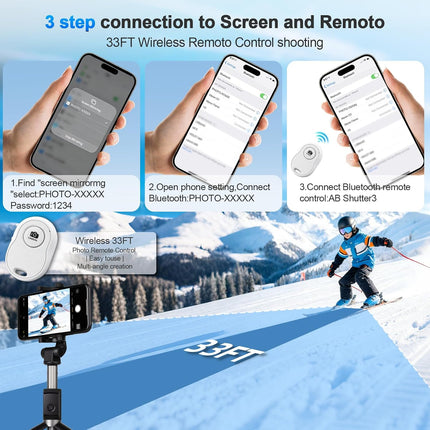 Magnetic Vlog Selfie Monitor Screen for iPhone Android