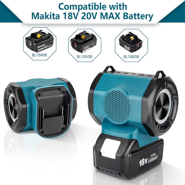 Bluetooth Speaker fits Makita 18V Battery - salelink.co.nz
