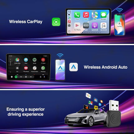 CarlinKit Mini Ultra Wireless Adapter Wireless CarPlay Android Auto