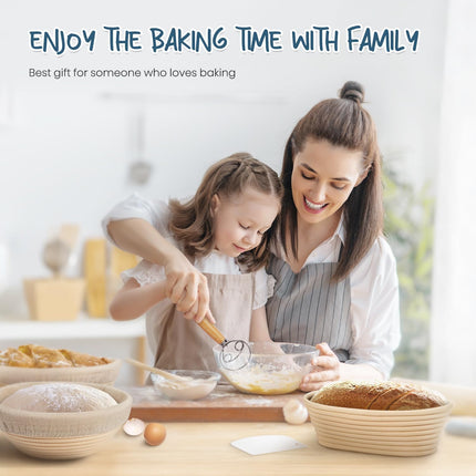 Bread Proofing Basket Set - salelink.co.nz