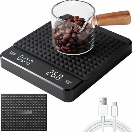 Coffee Scale with Anti-slip Silicone Pad