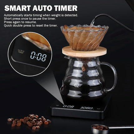 Coffee Scale with Anti-slip Silicone Pad