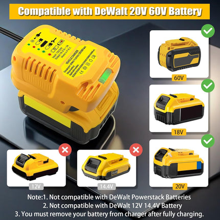 Car Charger for Dewalt 18V 20V Battery Car Charger Cigarette Lighter