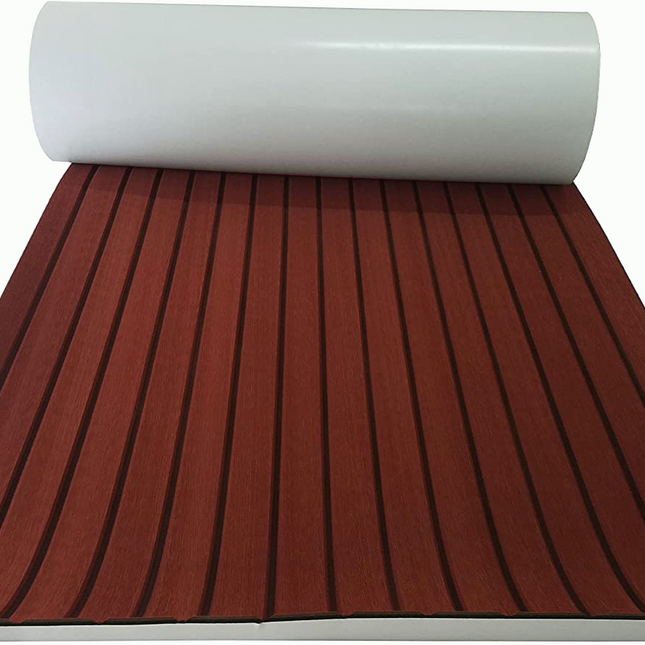 90x240cm EVA Foam Teak Sheet Boat Decking Faux Marine Floor Board - salelink.co.nz