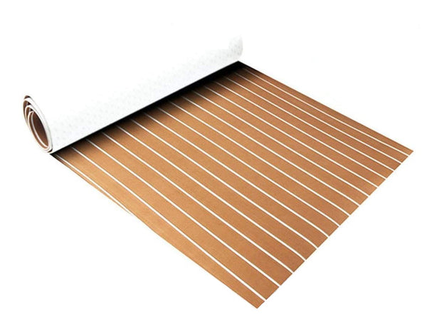 240x90cm Marine Boat Flooring EVA Foam Yacht Teak Decking Sheet Carpet Floor