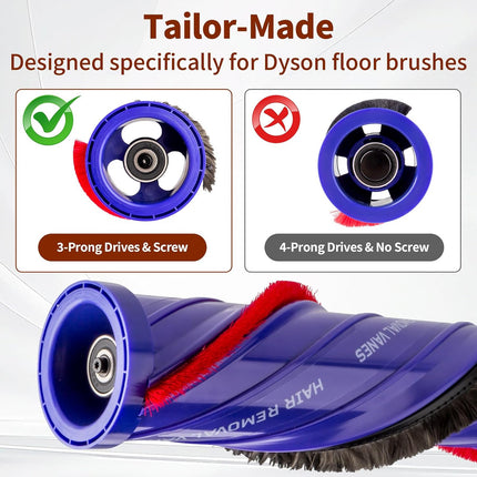 Replacement Anti Tangle Roller Brush For Dyson V10 SV12 SV27