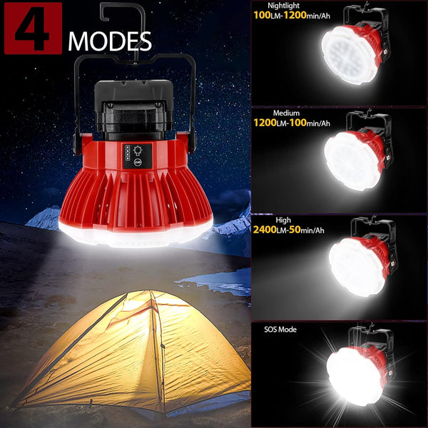 Cordless LED Work Light Camping Lantern Power by Milwaukee Battery