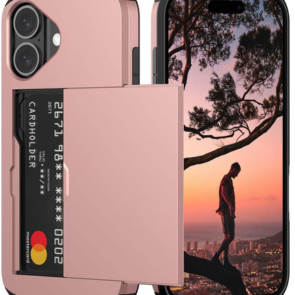 iPhone 16 Plus Case Card Slots Holder - salelink.co.nz
