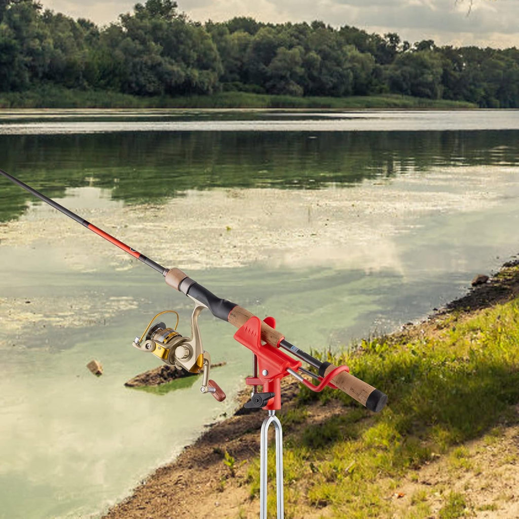 fishing rod holders for river bank 2PCS Beach River Bank Fishing Rod Holders– salelink.co.nz