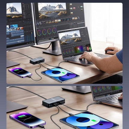 1000W 10-Port USB C Fast Charging Station Wall Adapter