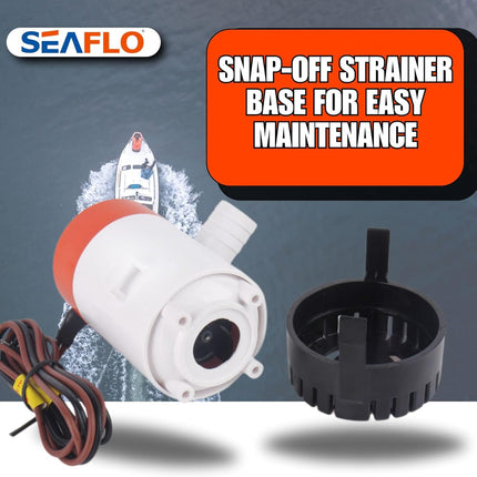 12V SEAFLO 1100GPH Bilge Submersible Water Pump