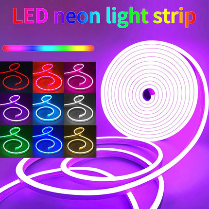 USB RGB Neon LED Strip Light 5M Music Sync Kit