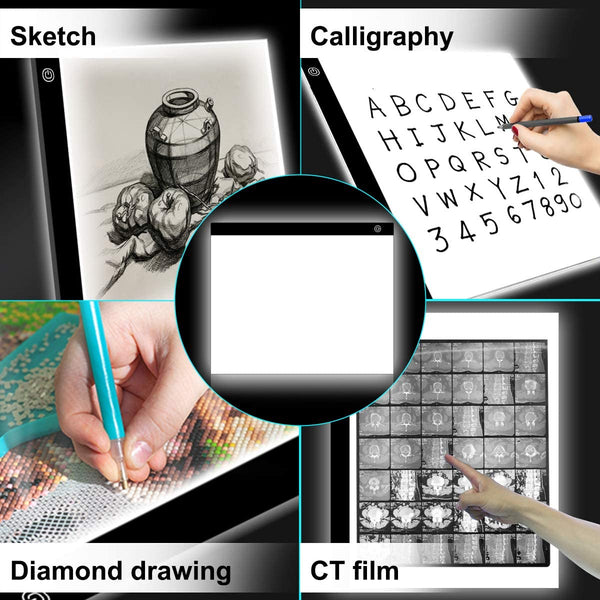 A3 LED Drawing Board Light Box USB Pad Copy Lightbox