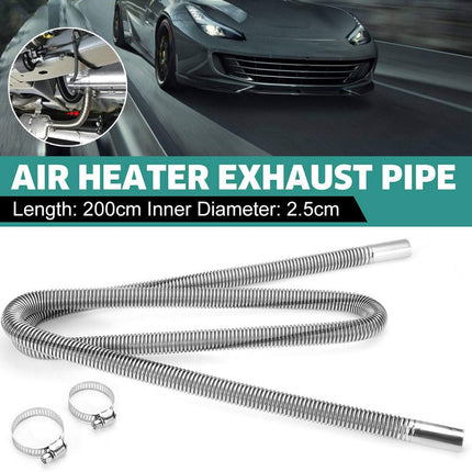 200cm Air Diesel Parking Heater Stainless Steel Exhaust Pipe Tube Gas