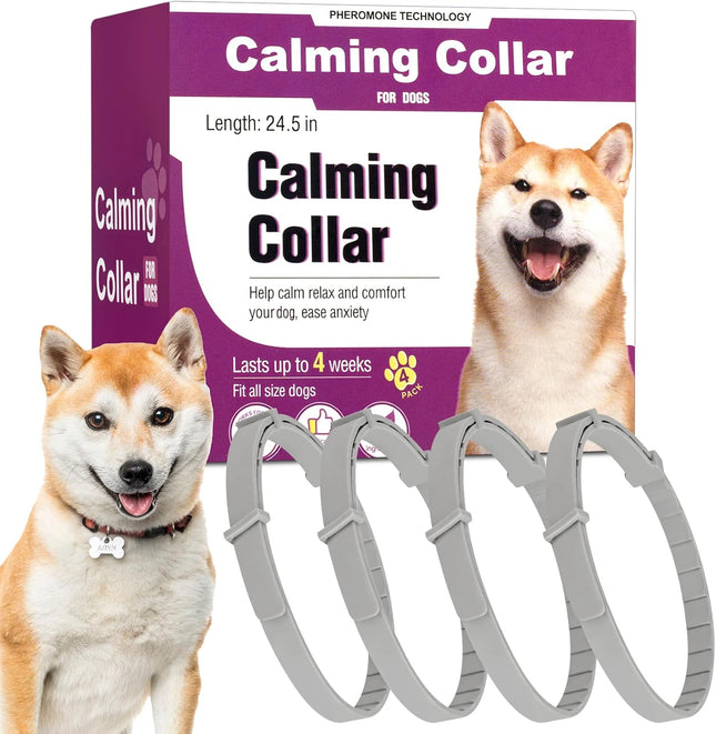 4PCS Dog Calming Collars - salelink.co.nz
