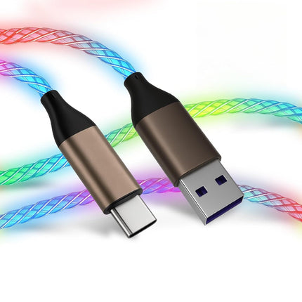 66W Light Up Cable USB to Type-C Fast Charging