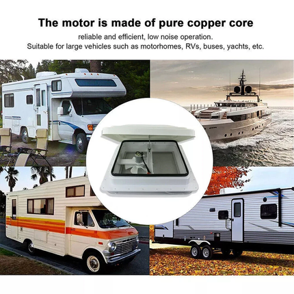 Caravan Roof Vent Fan RV Shower Flyscreen Motor Home RV Camper