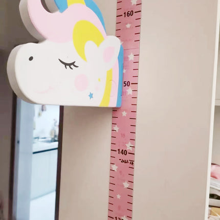 Cute Ruler Height Chart Kids Measurement Wall Stickers Nursery Decor Removable Decal