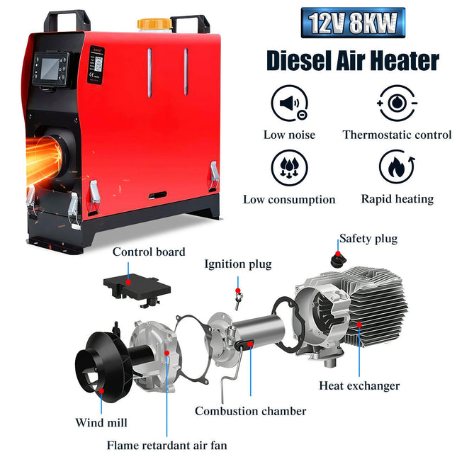 8KW Diesel Air Heater - salelink.co.nz