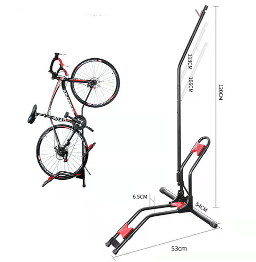 Vertical & Horizontal Bicycle Bike Floor Rack Stand Bicycle Stand