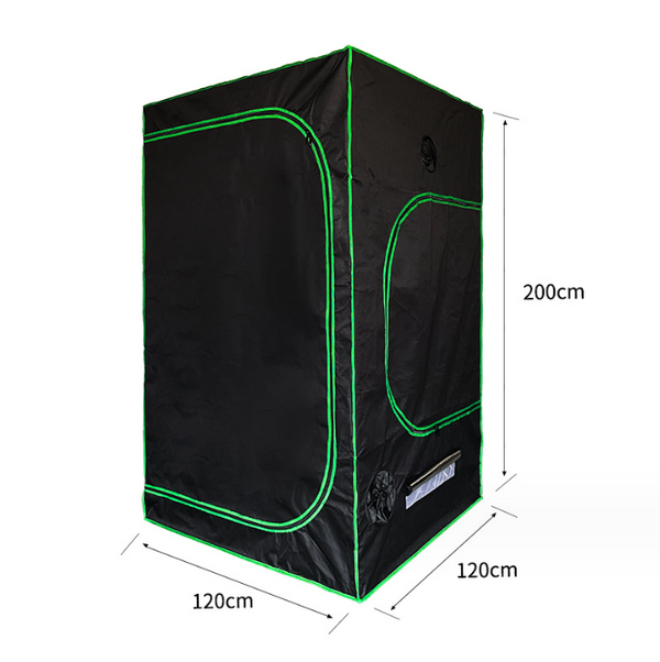 120X120X200CM Indoor Grow Tent Hydroponics 600D