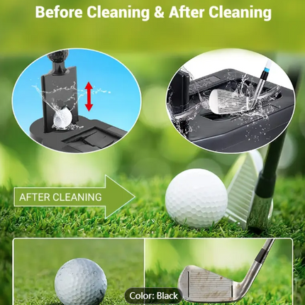 Universal Golf Ball Washer and Club Cleaner Tool