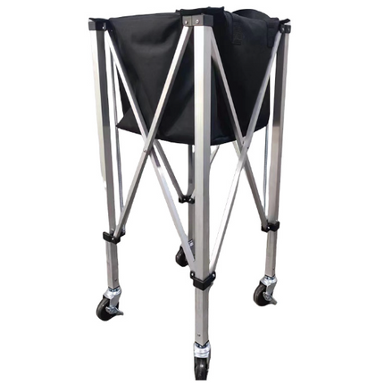 Tennis Ball Hopper Basket Removable Tennis Ball Saver Bag Cart