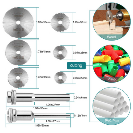 60Pcs Circular Cutting Wheel Grinding Disc Tool Set