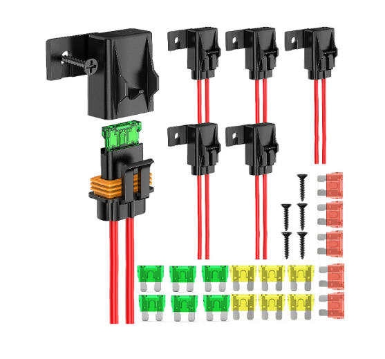 6PCS Inline Fuse Holders Set