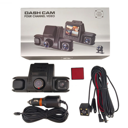 Four-record Driving Recorder Dash Cam Four Channel Video