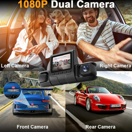 Four-record Driving Recorder Dash Cam Four Channel Video