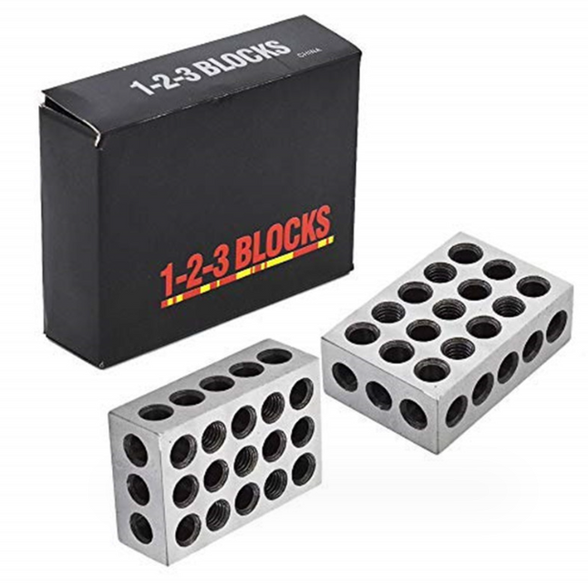 23 Holes 1-2-3 Blocks Machinist Metalworking Woodworking - salelink.co.nz