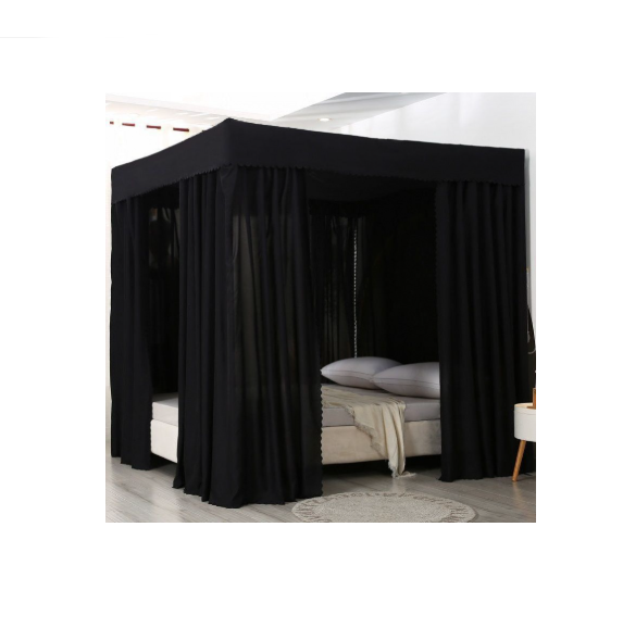 1.5x2x1.95m 4 Corner Post Bed Curtains Canopy Bed Canopy Curtains