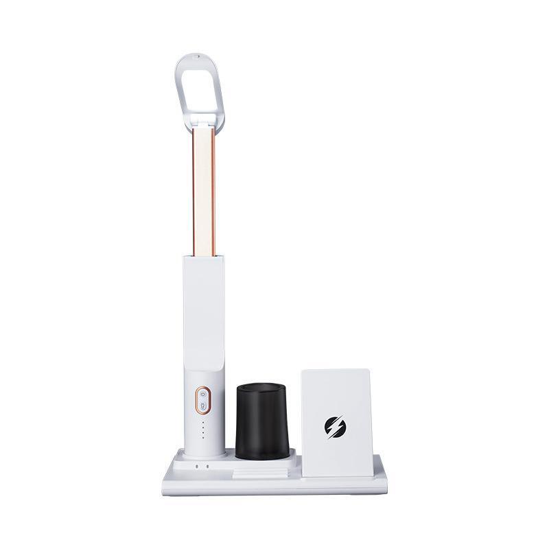 Desk Lamp with Wireless Charging and Pen Holder White