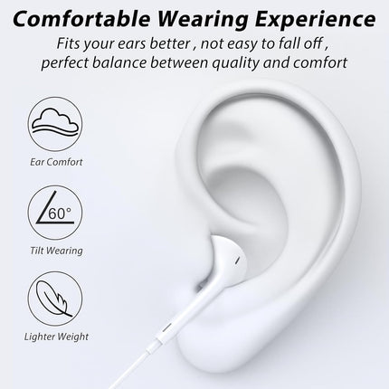 USB-C & Lightning Wired Headphones for iPhone