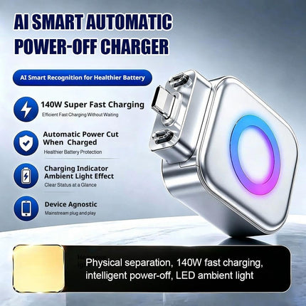 Smart Auto Cut-Off Type-C Phone Charger