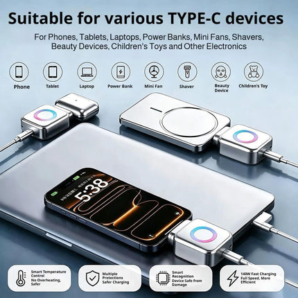 Smart Auto Cut-Off Type-C Phone Charger