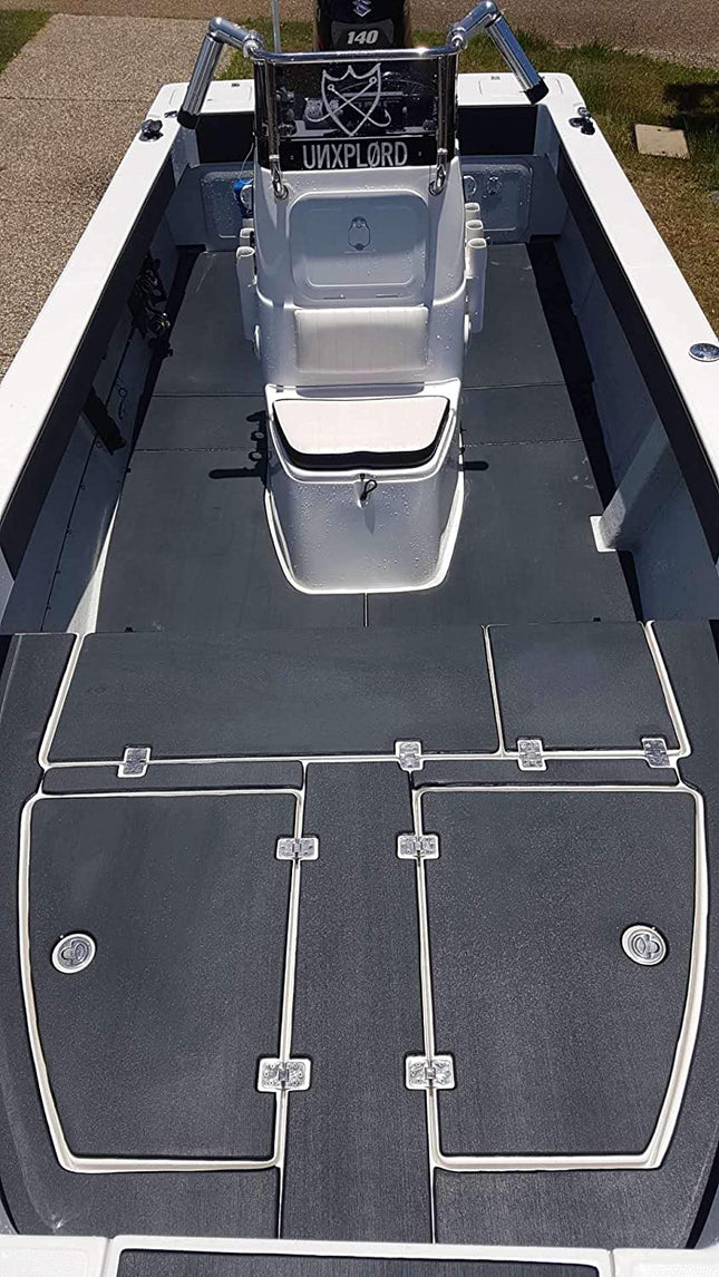 240x90cm Marine Boat Flooring EVA Foam Yacht Teak Decking Sheet Carpet Floor - salelink.co.nz