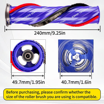 Replacement Anti Tangle Roller Brush For Dyson V10 SV12 SV27
