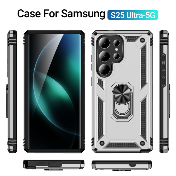 Samsung S25 Ultra Case - Silver