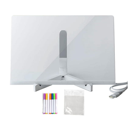 Led Acrylic Message Board with Color Pens 20x30cm