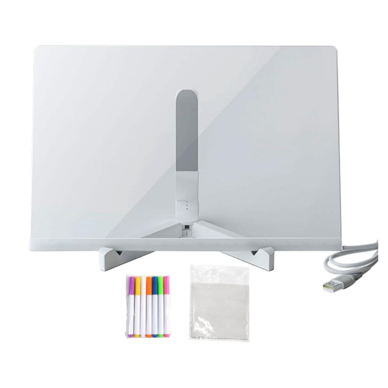 Led Acrylic Message Board with Color Pens 20x30cm